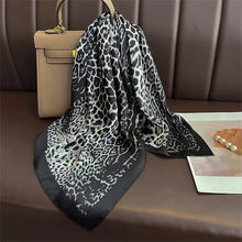 Load image into Gallery viewer, Luxury Satin Silk Square Scarf – Shawl, Hijab & Fashion Wrap 2023