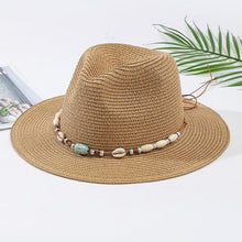 Load image into Gallery viewer, Elegant Tassel Beach Hats For Women Women's Bucket Sun Hat Max Sun Protection Holiday Hats Ladies Sun Hat Summer Straw Hats UV Protection Foldable Travel One Size Hat Modern Summer Fedoras For Party