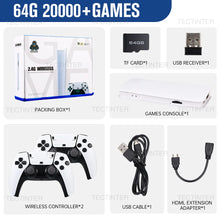 Load image into Gallery viewer, M15 4K Game Stick Mini Video Games Consoles Retro Handheld 20000 Games Player HD Video Game Stick 2.4G Double Wireless Controlle