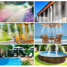 Load image into Gallery viewer, Garden Water Sprayer Portable Mist Fan Ring Fog Maker Summer Cooling System With Brass Nozzles For Outdoor Patio Nebulizer