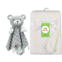 Load image into Gallery viewer, Personalized Newborn Baby Blanket with Name & Custom Stroller Gift Set