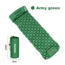 Load image into Gallery viewer, Ultralight Camping Inflatable Mattress with Built-In Pump & Pillow