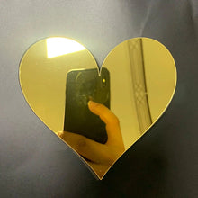 Load image into Gallery viewer, Gold Mirror 3D Letter Wall Stickers – Acrylic Peel & Stick Decor