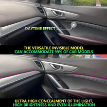 Load image into Gallery viewer, Universal 18-in-1 RGB Car Ambient Light – Interior Neon Strip Kit