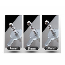 Load image into Gallery viewer, 10 Pcs Punch-Free Non-Marking Strong Adhesive Screw Stickers Wall Picture Hook Invisible Traceless Hardware Drywall Hooks Towel Hook Self Adhesive Key Holder Wall Hook Clothes Coat Robe Hooks Cabinet Closet Door Hanger