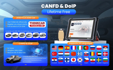 Load image into Gallery viewer, THINKCAR THINKSCAN 689BT Car OBD2 Diagnostic Tool DoIP CAN FD All System 34 Reset ECU Coding Bi-Directional Control Scan Tool