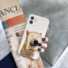 Load image into Gallery viewer, Cute and Funny Puppy Phone Case For iPhone 13 14 11 12 Pro Max XS XR 7 8 Plus Creative Shockproof Soft Silicone Phone Cover Flexible Silicone Dog Pattern Cute Phone Case
