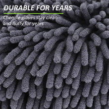 Load image into Gallery viewer, Car Wash Gloves Chenille Glove Plush Rags Thickened double-sided Car Supplies Cleaning Tools Auto Acessories Car Detailing