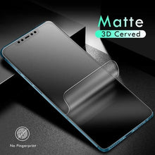 Load image into Gallery viewer, 3PCS Matte Film For iPhone 14 13 12 11 Pro Max Mini Frosted Screen Protectors For iPhone X XR XS Max 6S 7 8 Plus SE3/2 Full HD Curved Edge Liquid UV Tempered Glass Exclusive Solution for Ultrasonic Fingerprint