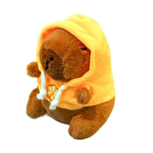 Load image into Gallery viewer, Cute Capybara Plush Toy Hoodie – Small Winged Stuffed Doll for Kids