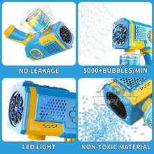 Load image into Gallery viewer, Astronaut Automa Bubble Machine for Children Bubble Gun Rocket Launcher Bubble Blower for Kids Soap Bubble Maker Summer Toys