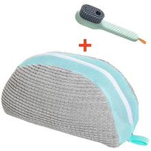 Load image into Gallery viewer, Shoe Washing Machine Bag with Brush Set – Durable Laundry Cleaner (1–4PCS)
