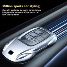 Load image into Gallery viewer, New Zinc Alloy Car Key Case Cover Shell High Quality for Honda Civic HRV CRV XRV CR-V Odyssey Pilot Fit Accord Car Accessories