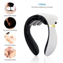 Load image into Gallery viewer, 6 Heads Smart Neck Massage Instrument Shoulder Neck Massage Cervical Vertebra Health Care Vibrator Heating Relieve Muscle Gift