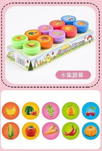 Load image into Gallery viewer, 10pcs Assorted Self-Inking Stamps for Kids - DIY Craft & Scrapbooking