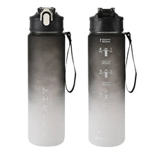 Load image into Gallery viewer, 800ML Large Capacity Sports Water Bottle | Leak-Proof BPA-Free Plastic Jug with Straw & Rope for Gym, Outdoor & Travel