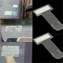 Load image into Gallery viewer, 5pcs Car Parking Ticket Clip Auto Fastener Card Bill Holder Mount Storage Organizer Car Styling Windshield Stickers Accessories