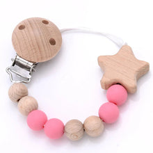 Load image into Gallery viewer, Baby Pacifier Chain Clip Silicone Teether Beads Soother Toy