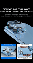 Load image into Gallery viewer, 4Pc Camera Lens Protector For iPhone 14 13 12 Pro Max Full Cover Tempered Glass For iPhone 13 12 Mini Camera Protector Lens Film Camera Protective Glass For iphone