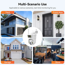 Load image into Gallery viewer, 8MP 4K Dual Lens Wifi PTZ Camera Smart Home Night Vision Dual Screen Outdoor 6MP Security Protection CCTV IP Camera V380 Pro APP