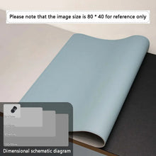 Load image into Gallery viewer, Large PU Leather Office Desk Mat – Waterproof Dual-Tone Mouse Pad & Keyboard Desk Protector for Home or Office