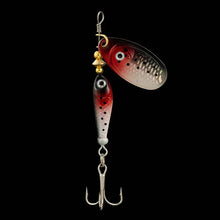 Load image into Gallery viewer, Rotating Metal Spinner Fishing Lure 9.1g 7cm – Sequin Hard Bait with Treble Hook for Bass, Pike, Carp & Trout