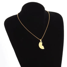 Load image into Gallery viewer, Men\\'s Fitness Barbell Plate Titanium Steel Pendant Necklace Women\\'s Sports Equipment Dumbbell Plate Couple Necklace Jewelry