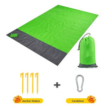 Load image into Gallery viewer, Waterproof Pocket Beach Mat β Lightweight Folding Outdoor Blanket for Camping & Picnics