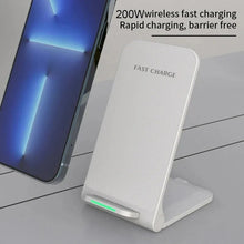 Load image into Gallery viewer, 100W Wireless Charger Stand Pad For iPhone 14 13 12 11 X Pro Max 8 Samsung S22 S20 S10 Xiaomi Fast Charging Station Phone Holder