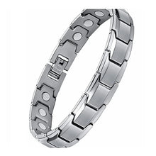 Load image into Gallery viewer, Titanium Magnetic Bracelet Titanium Magnetic Luxury Slimming Bracelet Therapy Healthcare Jewelry Men Bangle Health Bracelets
