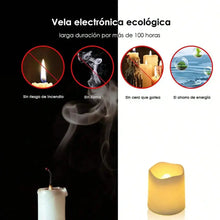 Load image into Gallery viewer, 24PCS LED Flameless Tea Light Candles – Red Shells, Battery-Operated, Romantic Décor for Weddings, Parties, and Valentine's Day