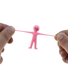 Load image into Gallery viewer, 10Pcs Novelty Stretchy Stretch Toy Cute Colorful Yellow Stress Relief Stretchy Fidget Gifts TPR Soft Plastic Creative Doll Toy