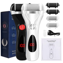 Load image into Gallery viewer, Electric Foot File Grinder Dead Dry Skin Callus Remover Rechargeable Feet Pedicure Tool Foot Care Tools for Hard Cracked Clean01
