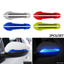 Load image into Gallery viewer, Car Wheel Hub Reflective Stripes Door Handle Safety Warning Sticker Car Rear Warning Tape Automobile Sticker Exterior Accessorie