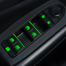 Load image into Gallery viewer, 18 pcs/set Luminous Automobile Interior Stickers Universal Car Windows Control Panel Decals Auto Door Window Lift Button Sticker