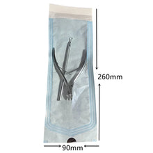 Load image into Gallery viewer, 200pcs Manicure Sterilizing Bag Sterilization Nail Art Tool Clean Disposable Nail Dentistry Medical Grade Paper+CPP/PET Film Bag
