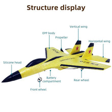 Load image into Gallery viewer, SU35 RC Plane FX620 FX820 2.4G Remote Control Flying Model Glider Airplane With LED Lights Aircraft Foam Toys For Children Gifts