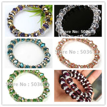 Load image into Gallery viewer, Fashion New Crsytal Stretchy Women's Copper Accessory Elastic Bracelets About 18CM One piece gcb1009