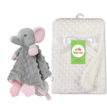 Load image into Gallery viewer, Personalized Newborn Baby Blanket with Name & Custom Stroller Gift Set