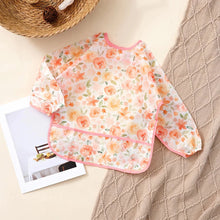 Load image into Gallery viewer, Waterproof Long Sleeve Baby Bib | Washable Feeding Bib with Full Coverage & Easy Clean Design