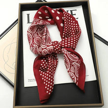 Load image into Gallery viewer, Luxury Satin Silk Square Scarf – Shawl, Hijab & Fashion Wrap 2023