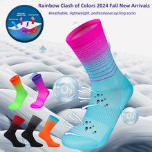 Load image into Gallery viewer, Cycling Socks Men Women Running Socks Breathable Wear-resistant Camping Hiking Socks Tube Compression Sports Socks
