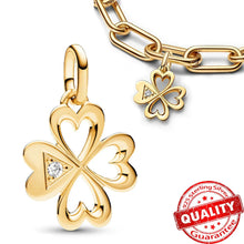 Load image into Gallery viewer, Sparkling Star Mini Dangle Charm - 925 Sterling Silver Green Heart Charm for Me Bracelet, Zircon & Crystal Accent, Customizable Girl Party Jewelry