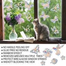 Load image into Gallery viewer, Rainbow Suncatcher Window Stickers – PVC Prism Decals