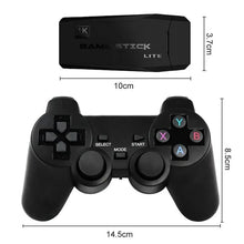 Load image into Gallery viewer, Video Game Console Built-in 20000+ Games Retro Handheld Game Player 64G 4K TV Game Stick 2.4G Wireless Controller Gamepad