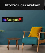 Load image into Gallery viewer, RGB Bluetooth Panel Lamp LED Matrix Pixel Lights Pattern Graffiti Scrolling Text Animation Display Car Shop Reminder Night Light