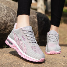 Load image into Gallery viewer, New Running Shoes Ladies Breathable Sneakers Summer Light Mesh Air Cushion Women's Sports Shoes Outdoor Lace Up Training Shoes