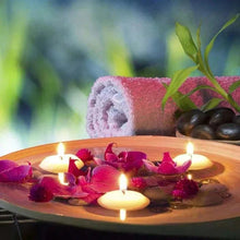 Load image into Gallery viewer, 6/10/16Pcs Unscented Discs Candles Floating For Valentine's Day Party Wedding Home Bathtub Decor Romantic Confession Candlelight