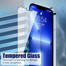 Load image into Gallery viewer, 4PCS Screen Protector for iPhone 14 13 12 11 Pro Max Mini Tempered Glass for iPhone 7 8 6 6S Plus X XR Xs Max SE 2020 Glass One-piece Front Scratchproof Tempered Glass