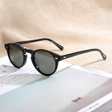Load image into Gallery viewer, Oliver Brand OV5186 Retro Round Polarized Sunglasses Men Women's Outdoor Driving Sunglass Classic Acetate Trending Sun Glasses